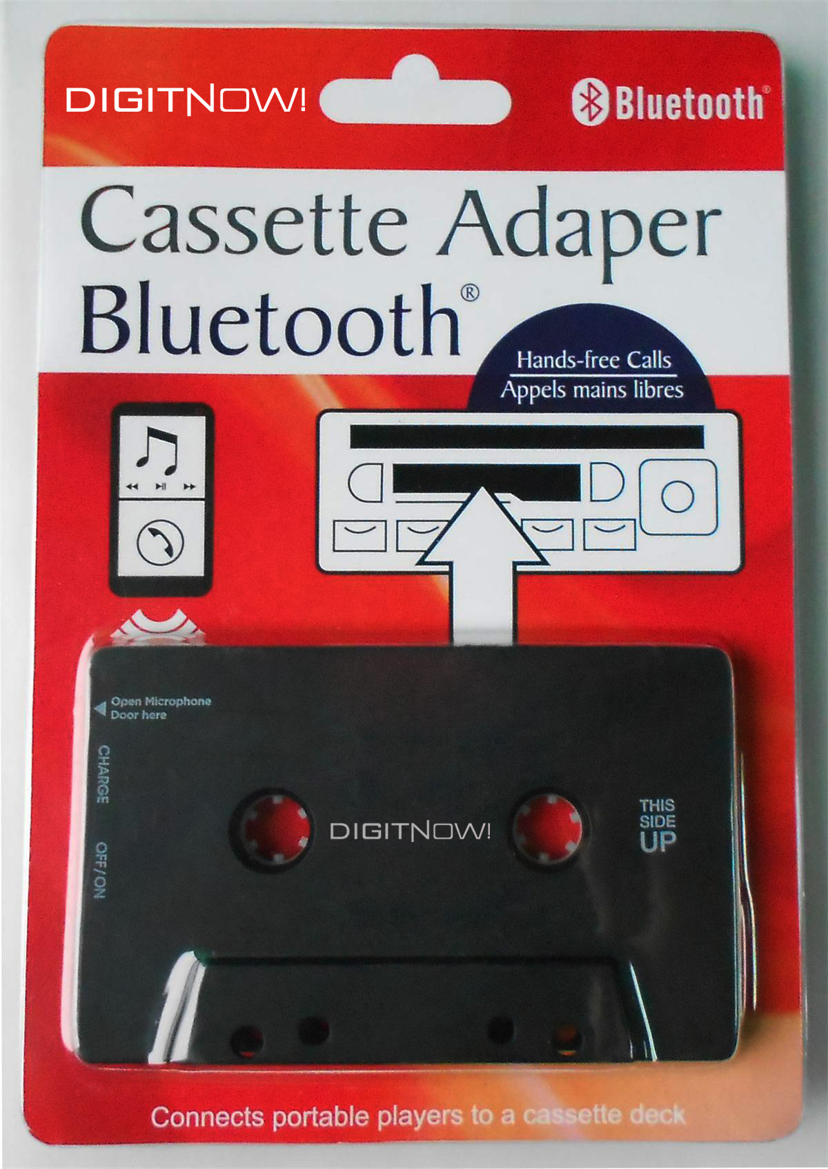 Cassette Adapter Bluetooth, Music Receiver for Cassette DecksCassette