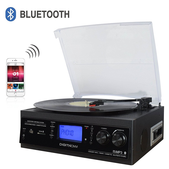 digitnow bluetooth record player