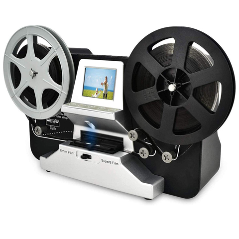 8mm & Super 8 Reels to Digital MovieMaker Film Scanner Converter, Pro Film  Digitizer Machine with