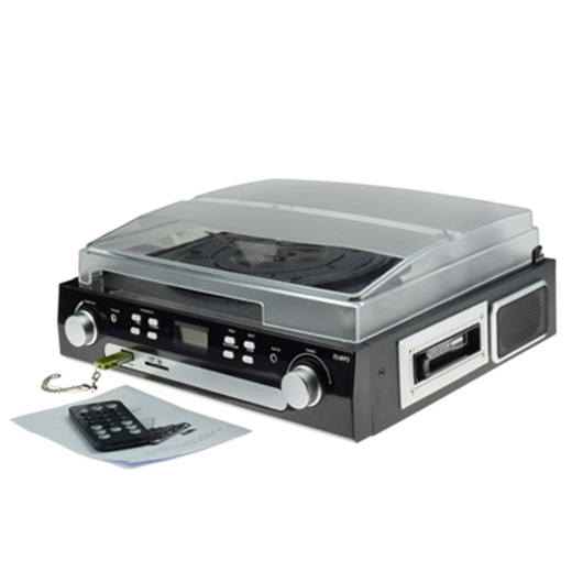 DIGITNOW! Tunrtable & Cassette & Radio Player With USB/SD Encoding