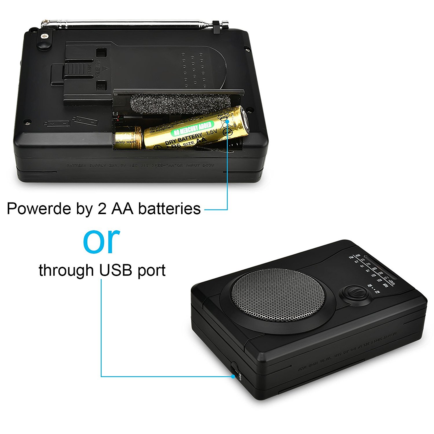 DIGITNOW! Portable Cassette Player/Cassette to MP3 Converter