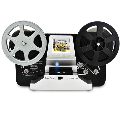  8mm & Super 8 Film to Digital Converter, Film Scanner Digitizer  with 2.4 Screen, Convert 3” 5” 7” 9” Reels into 1080P Digital MP4  Files,Sharing & Saving on 32GB SD Card : Electronics
