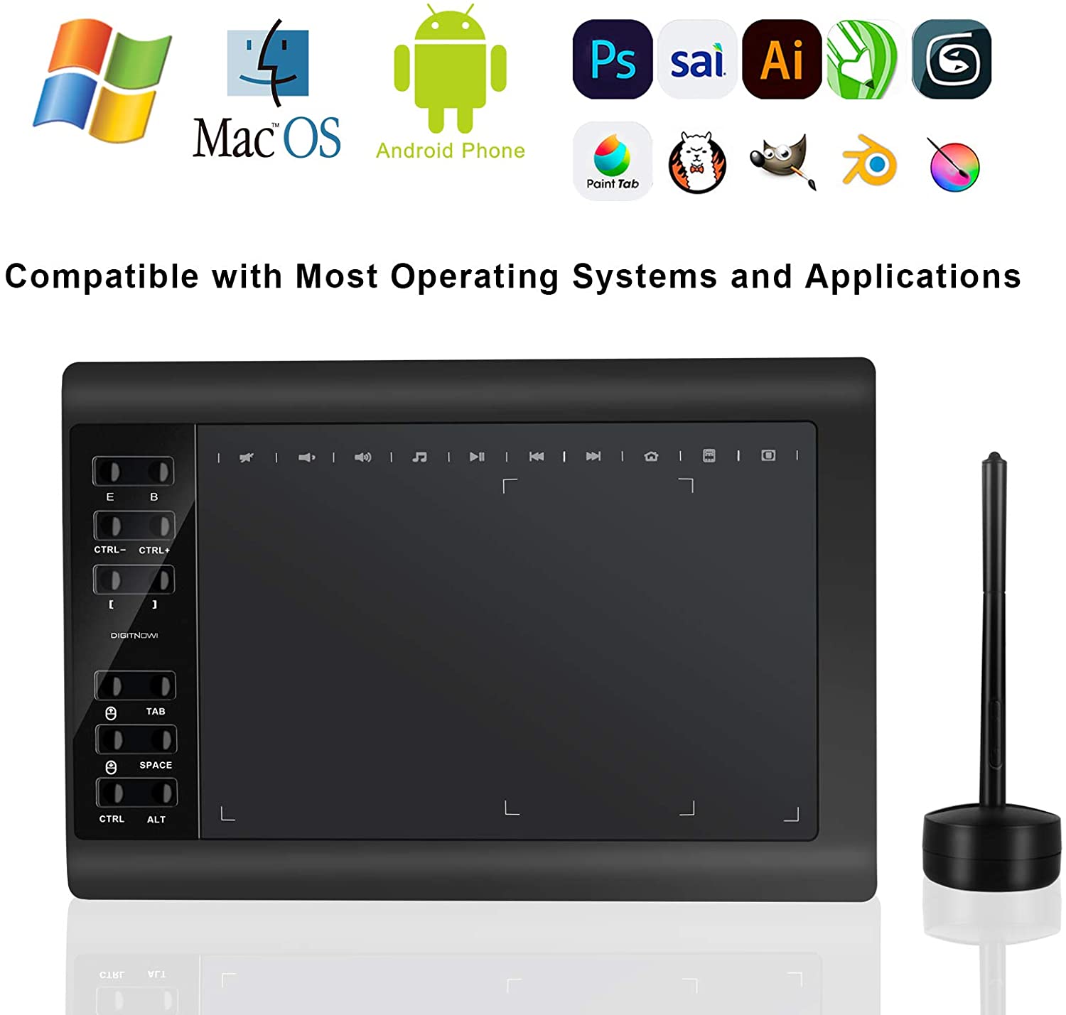 Buy FINGERS ArtisticSoul 504 Digital Drawing Graphics Pen Tablet with 8192  Levels Pressure Sensitivity Online at Best Prices in India - JioMart.